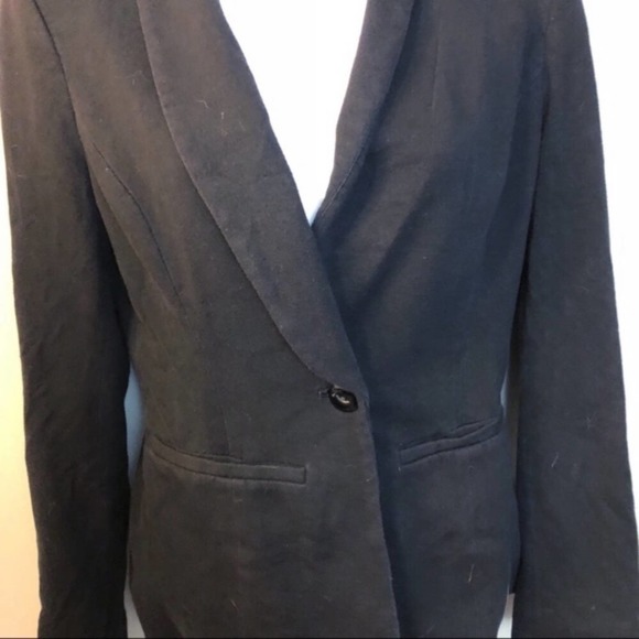 Guess Vintage 90s Women's Resort Boyfriend Blazer Black Cotton Size Small - Picture 2 of 5